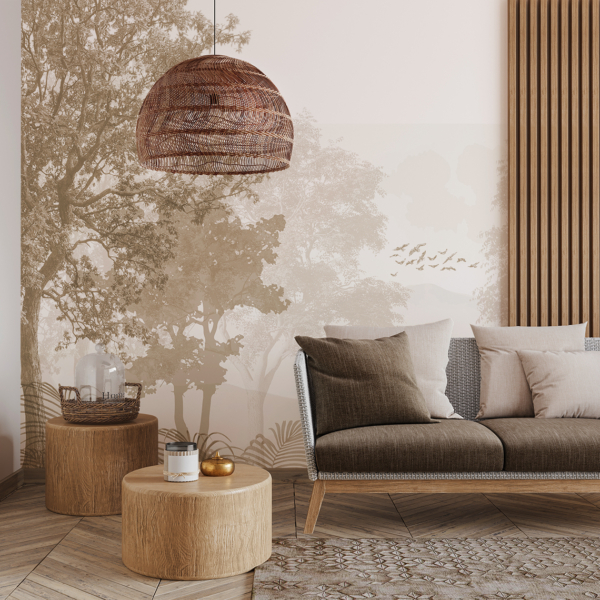Fototapet Beige Grove
