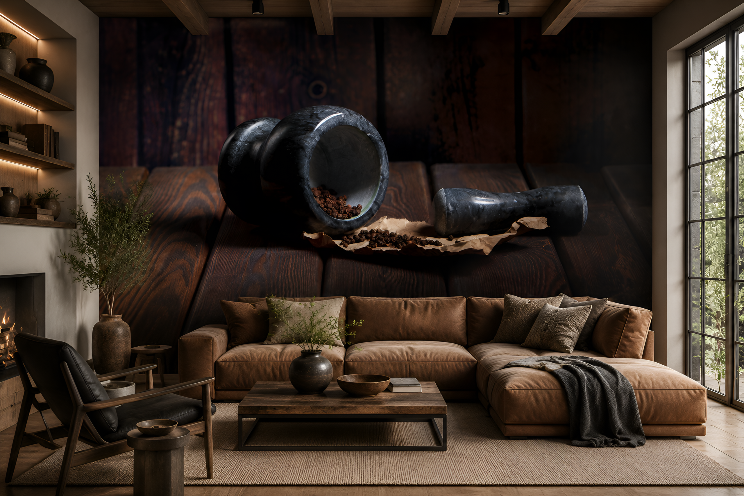 Fototapet Mortar rustic