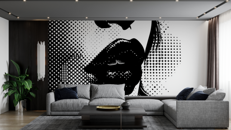 Fototapet Buze Pop Art