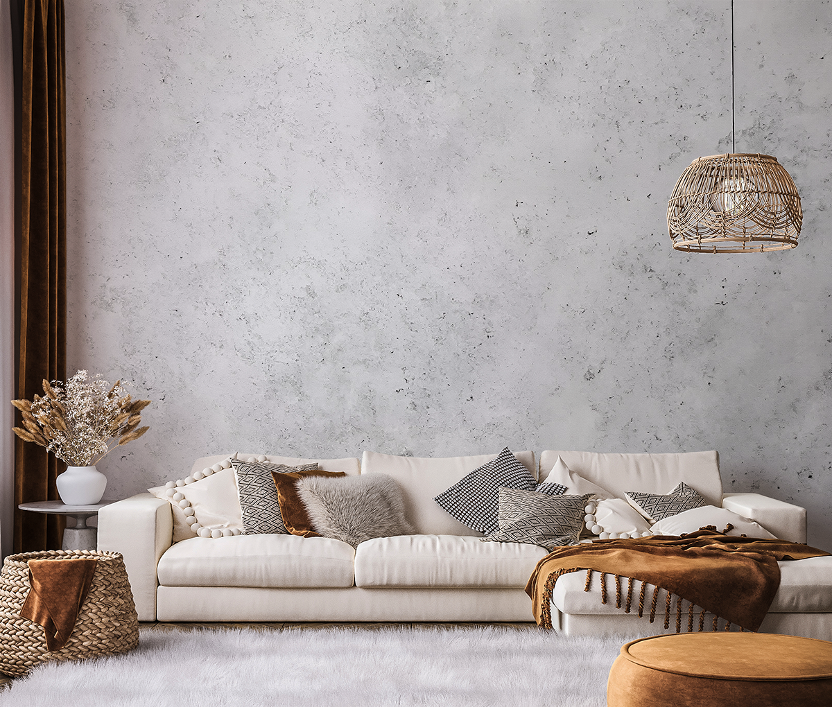 Fototapet Beton alb
