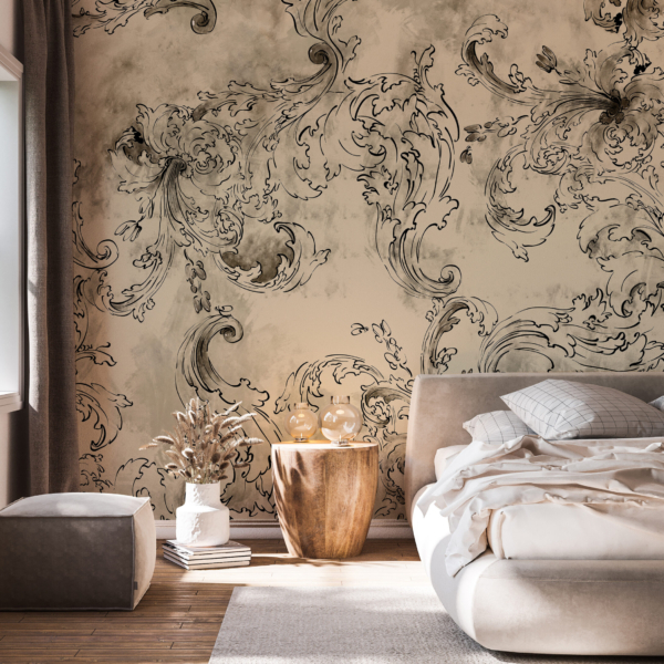 Fototapet Schiță Shabby Chic