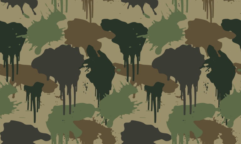 Fototapet Camuflaj cu pete de vopsea