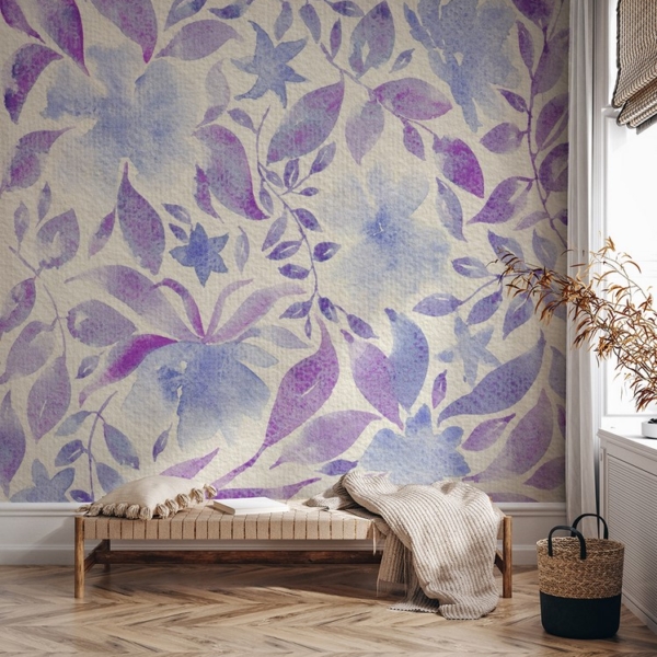 Fototapet Flori în violet