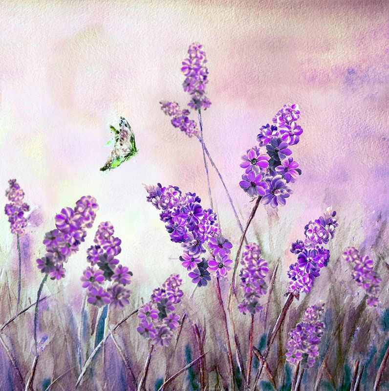Elegant,Flowers,,The,Leaves,And,Flowers,Art,Design
