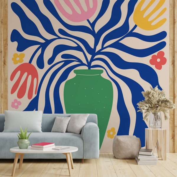 Fototapet Flori Pop Art