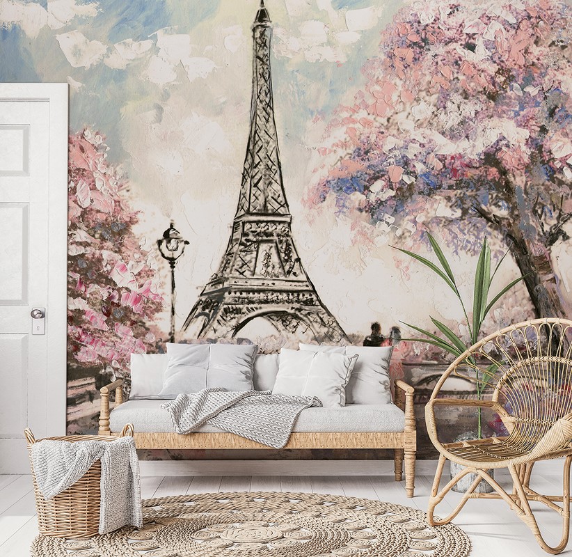 Fototapet Parisul romantic