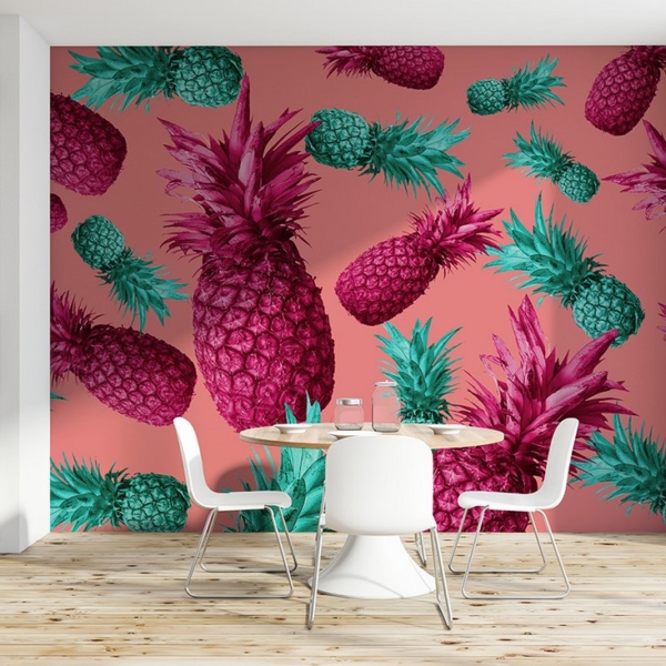 Fototapet Model tropical de ananas