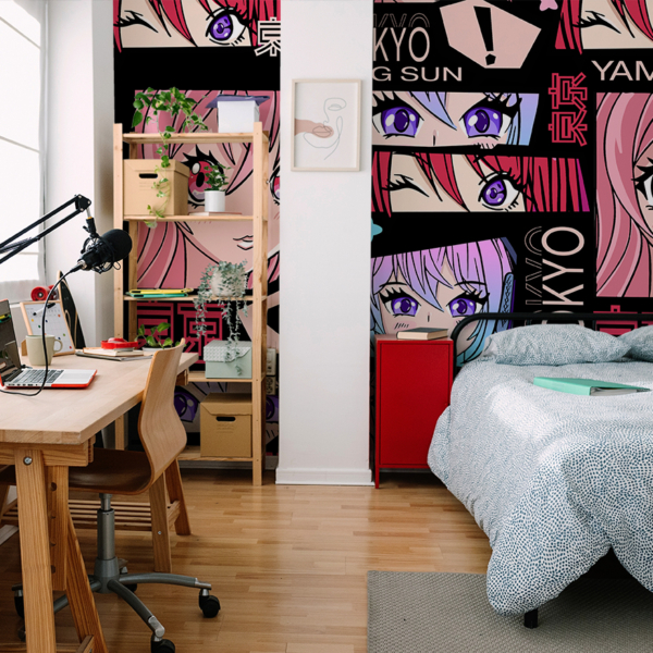 Fototapet Anime pentru camera unui adolescent