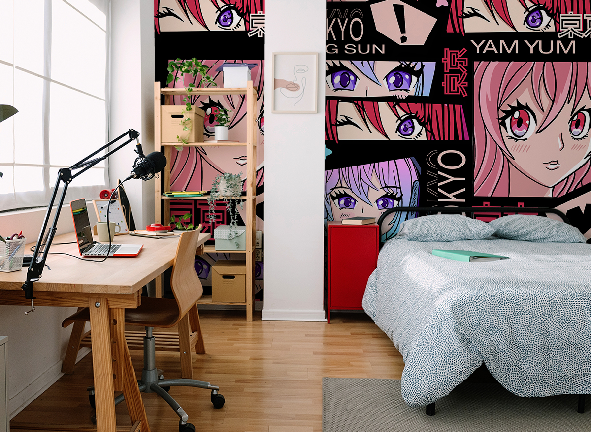 Fototapet Anime pentru camera unui adolescent